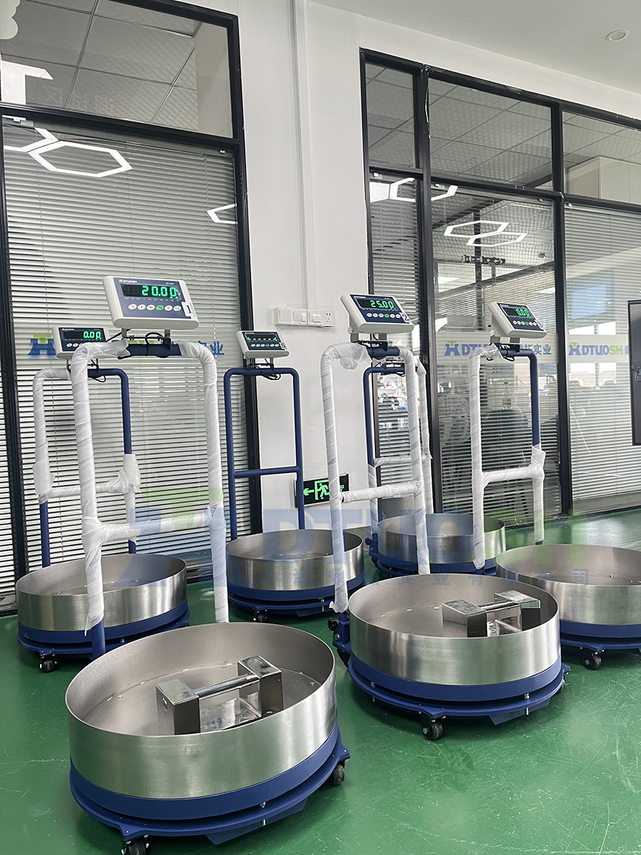 圓形推車秤：石油行業定制化稱重解決方案